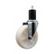 Service Caster 5'' SS Nylon Wheel Swivel 1-3/4'' Expanding Stem Caster SCC-SSEX20S514-NYS-134 - alternate 1